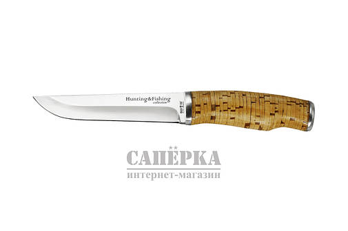 Ніж Мисливський Grandway 2252 BLP. Колодка — береста, фото 1
