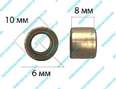 Втулка мідно-графітова 6x10x8