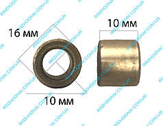 Втулка мідно-графітова 10x16x10