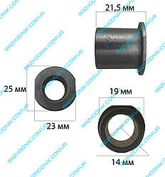 Втулка графітова 14x19x21,5