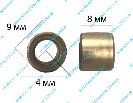 Втулка мідно-графітова 4х9х8, фото 2