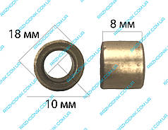 Втулка мідно-графітова 10x18x8