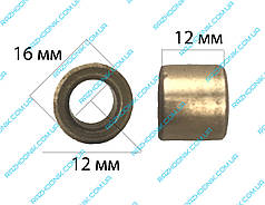 Втулка мідно-графітова 12х16х12