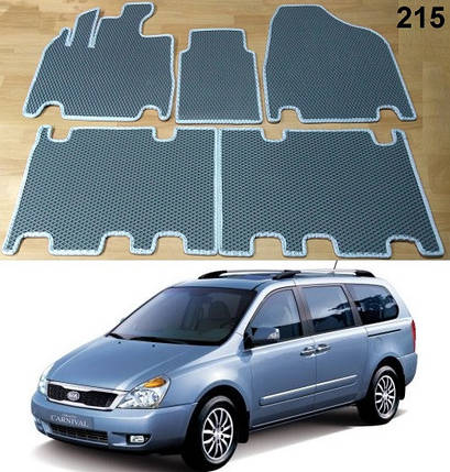 Килимки ЕВА в салон Kia Carnival '06-12, фото 2