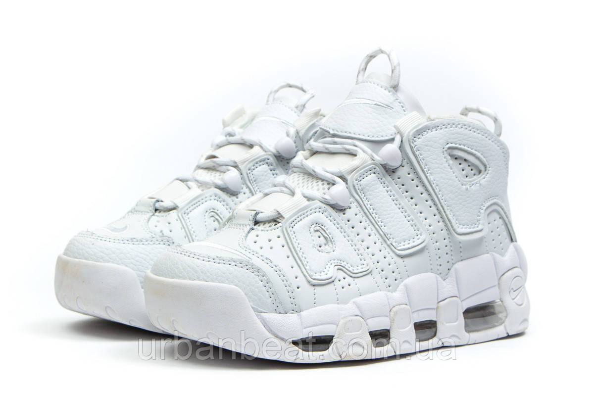 Чоловічі кросівки Найк Air More Uptempo White