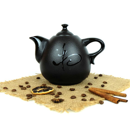 Чайник заварювальний Яйце 900 мл із кераміки, фото 1