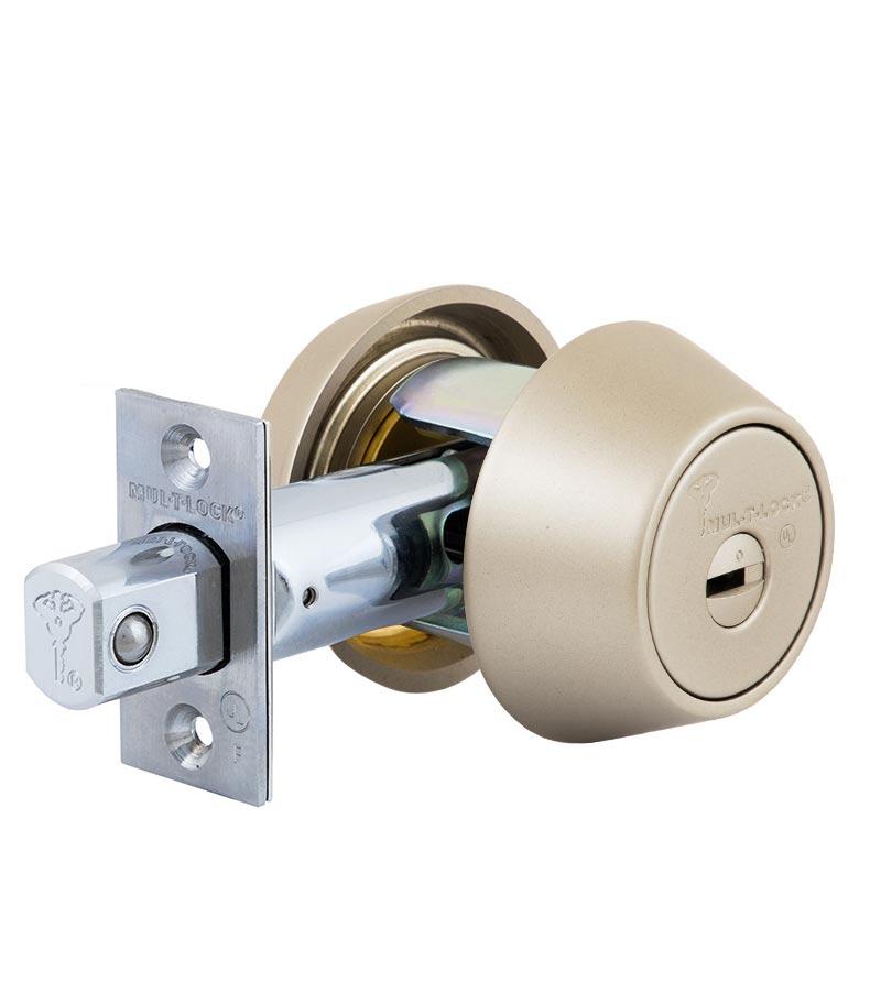 Замок врізний MUL-T-LOCK 1-WAY DEAD_BOLT HERCULAR SATIN_NICKEL UNIV BS60/70мм *INTERACTIVE+ 5KEY DND3 (Ізраїль)