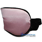 ОЧЕНКА! Маска для сну зі шовку Silenta Silk Рожева (Предоплата), фото 4