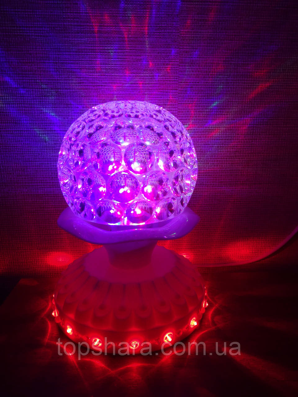 Диско лампа - шар вращающаяся LED Magic Ball Light - фото 2 - id-p869889038