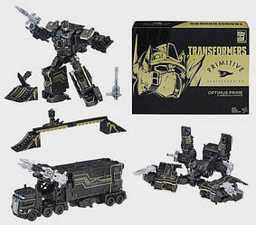 Transformers Optimus Prime Maximus Оптимус Прайм трасформер робот і Shreddicus Primitive Edition Transformer