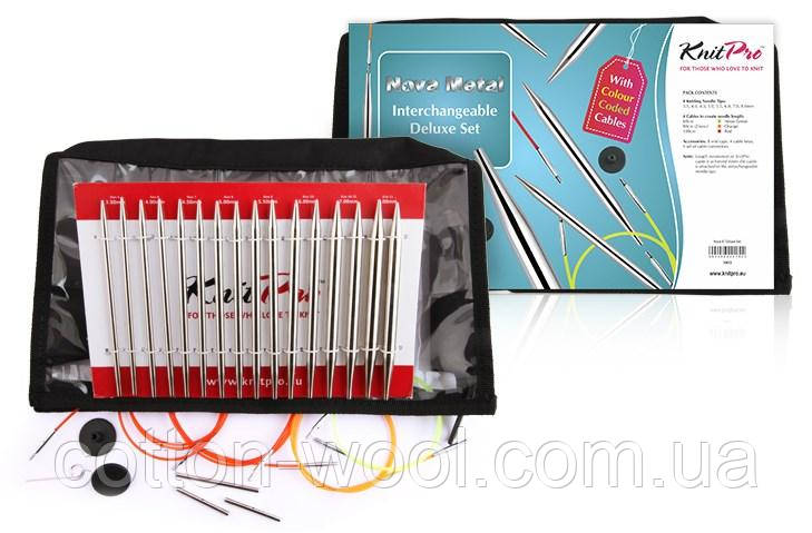 Набір знімних металевих спиць Deluxe Nova Metal KnitPro
