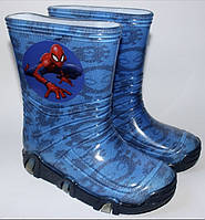 Резиновые сапожки Disney 25-32 размер Человек паук