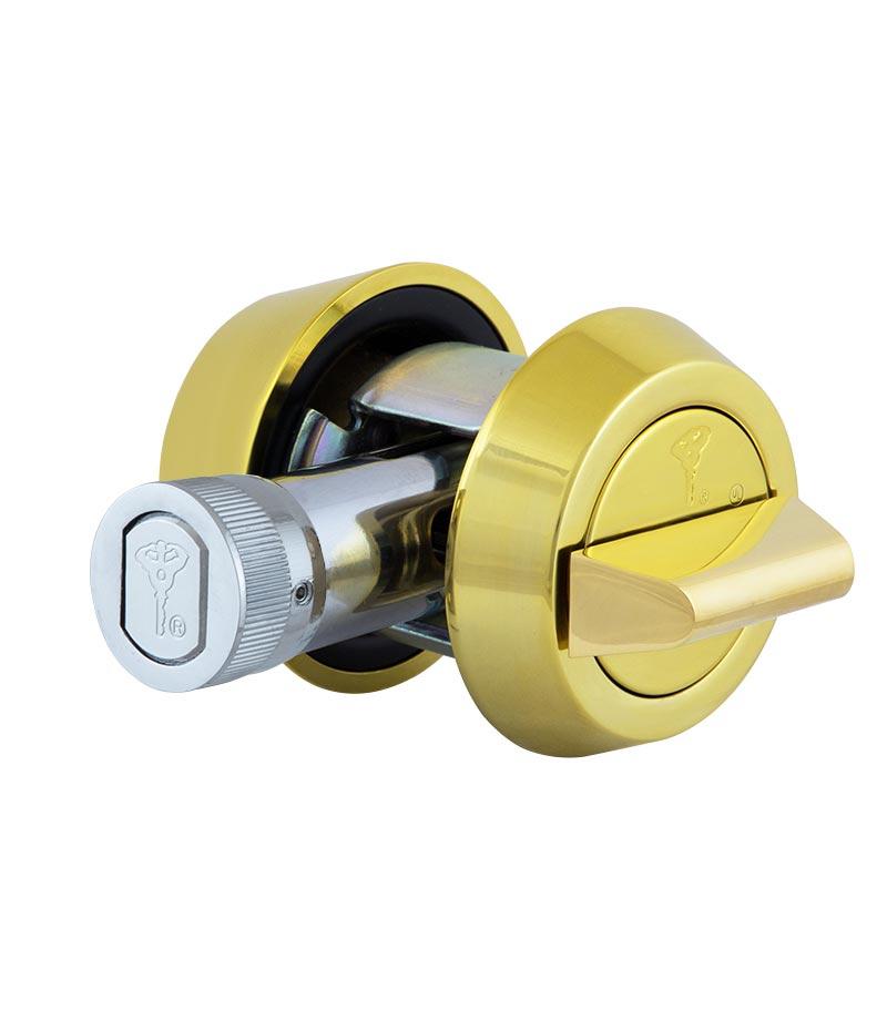 Замок врізний MUL-T-LOCK 1-WAY DEAD_BOLT HERCULAR SHINY_BRASS UNIV BS60/70мм *INTERACTIVE+ 3KEY DND3D (Ізраїль)