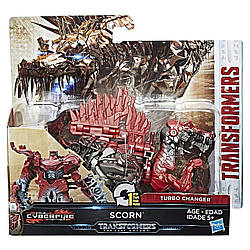 Transformers: The Last Knight 1-Step Turbo Changer Scorn - Турбо Чейнджерс MV5 Сонце Hasbro transformer C3134