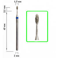 Алмазна насадка Свічка Blue