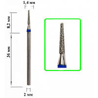 Алмазна насадка Голка Blue 1,4*8,2