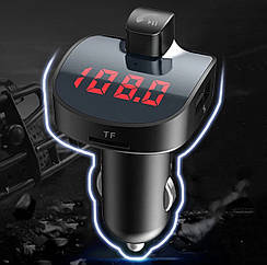 Блютуз ФМ модулятор ( 2xUSB / microSD / гучний зв'язок / вільні руки )