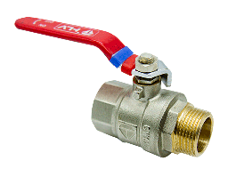 Кран кульовий внутр-наруж, важіль