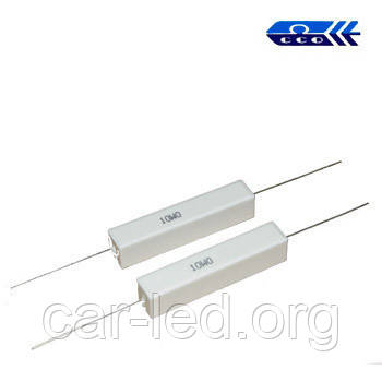 3,3 om (SQP 10W) ±5% резистор вивідний цементний 10x10x48 мм