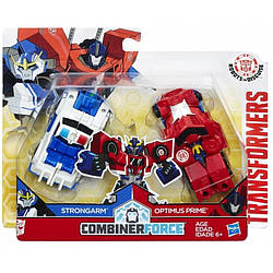 Трансформер Transformers RID Crash Combiner Optimus Prime & Strongarm Hasbro C0629