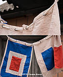 Декоративний корабельний сигнальний прапор "H", фото 5