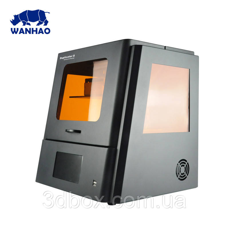 3D ПРИНТЕР WANHAO DUPLICATOR D8 фотополімерний SLA LCD + ВБУДОВАНИЙ ДИСПЛЕЙ і СКЛО ДЛЯ РЕВІЗІЇ