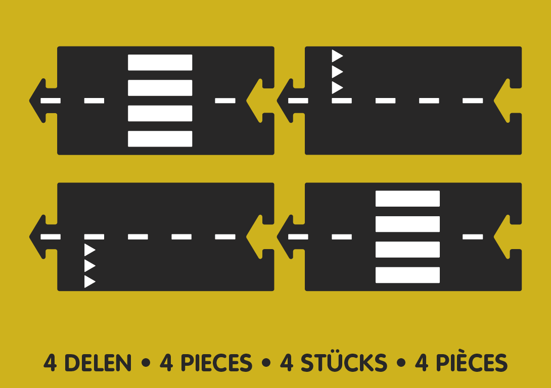 Waytoplay — Набір додаткових елементів "Прямні зони", 4 шт., фото 1