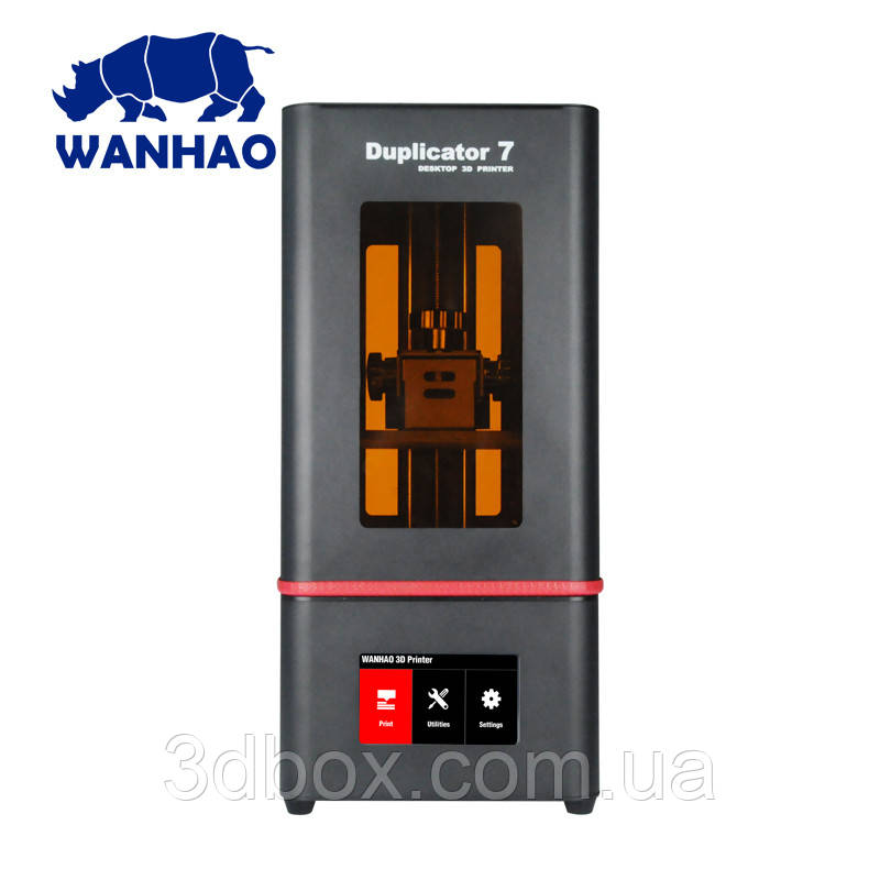 3D ПРИНТЕР WANHAO DUPLICATOR D7 PLUS V1.5 фотополімерний SLA LCD + ВСТРОНОВАНИЙ ДИСПЛЕЙ і СТЕКЛО ДЛЯ РЕВІЗІЇ