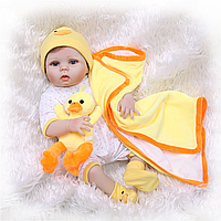 Кукла реборн Марьяна 53 см полностью виниловая Reborn doll