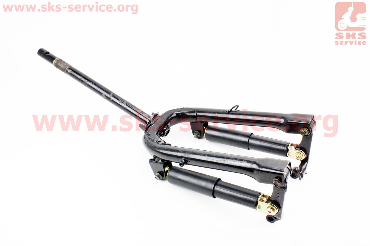 Вилка Передняя Рычажная с Амортизаторами 240мм в Сборе для Скутера Wind ...