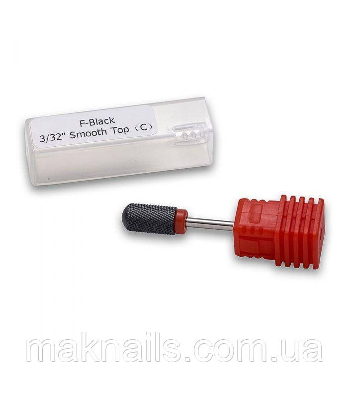 ФРЕЗА ДЛЯ МАНИКЮРА И ПЕДИКЮРА КЕРАМИЧЕСКАЯ F-BLACK 3/32" SMOOTH TOP (С) (КРАСНАЯ КОРОТКАЯ)