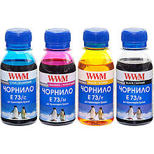 Комплект чорнила WWM Epson E73/B E73/C E73/M E73/Y 100 мл E73SET-2