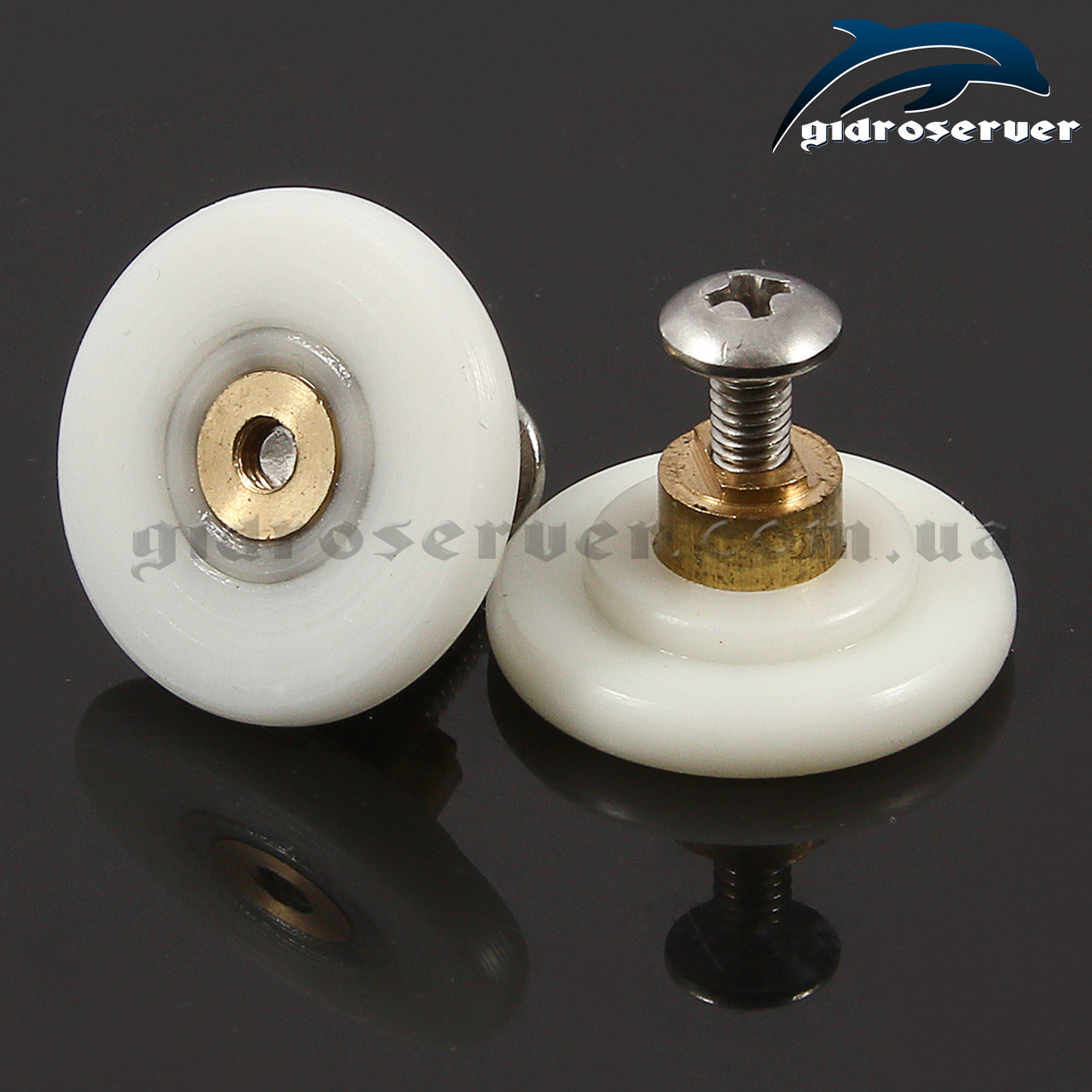 Коліщатка для душових кабінок, гідробоксів R-26 New.