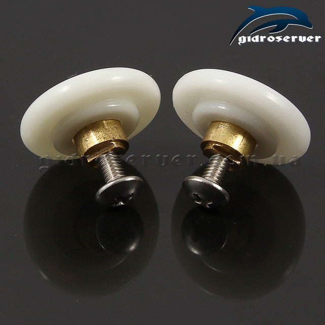 Колеса для душових кабінок, гідробоксів R-26 New з набірним підшипником.