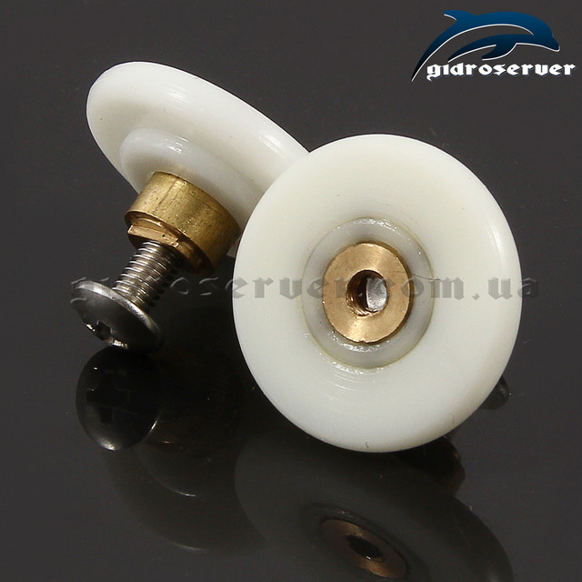 Нові, поліпшені колеса для душової кабіни R-26 New з товщиною обода 4 мм.