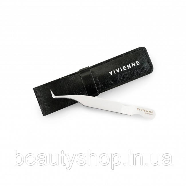 Пінцет для нарощування вій чобіт Premium VIVIENNE, Вів'єн