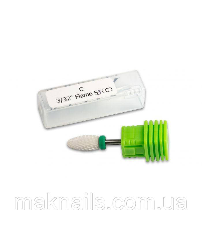 КЕРАМІЧНІ ФРЕЗИ ДЛЯ МАНІКЮРУ І ПЕДИКЮРУ C 3/32" FLAME S 3
