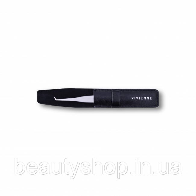 Пінцет для нарощування вій міні L Premium VIVIENNE, Вів'єн