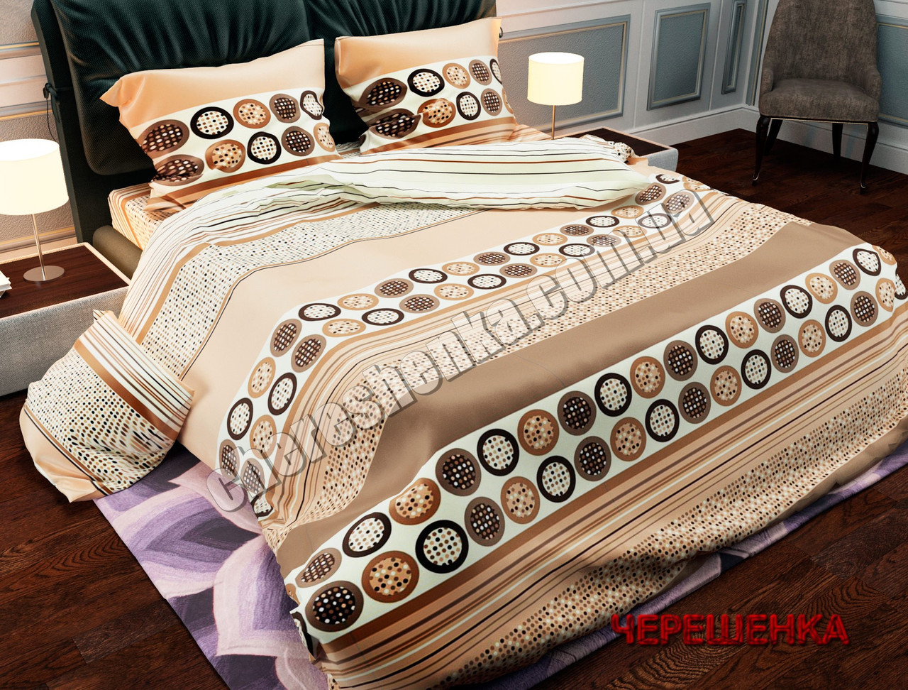 Тканина для постільної білизни Бязь "Gold" Lux GL875 (50м)