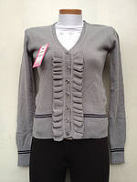 Шкільна кофта для дівчинки 128 зростання Пухнальність