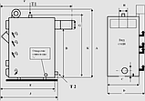 Ідмар ЖК-1-120 кВт. Твердопаливний котел-утилізатор тривалого горіння., фото 3