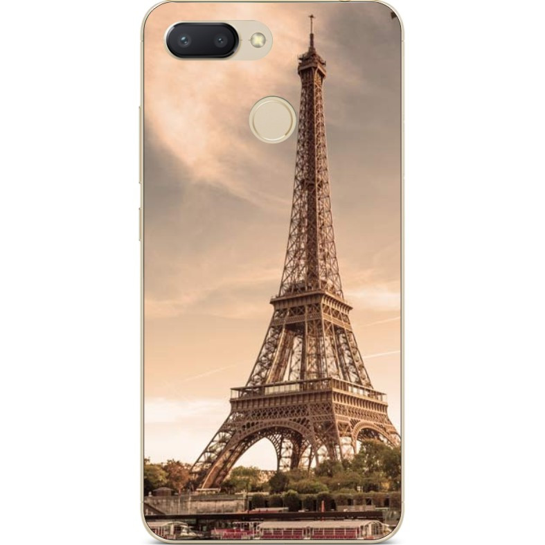 Чохол силіконовий бампер для Huawei P Smart з малюнком Ейфелева Вежа