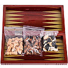 Ігровий набір 3 в 1 шашки, шахи, нарди 40x20,5 см 62105, фото 2