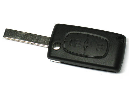 Корпус ключа Peugeot 207 307 308 407 607 Partner Citroen C2 C3 C4 C5 C6 C8 Berlingo Xsara Picasso, фото 3