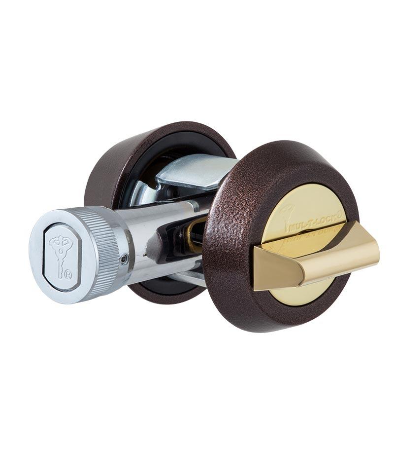 Замок врізний MUL-T-LOCK 1-WAY DEAD_BOLT HERCULAR BROWN UNIV BS60/70мм *MT5+ 3KEY DND2C_B/S 948B (Ізраїль)