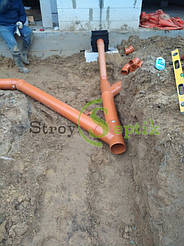 Хозяйственно-бытовая и ливневая канализация для 5-ти таунхаусов с.Вита-Почтовая 9