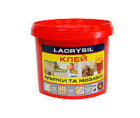 Клей для мозаїки і плитки бежевий 3кг Lacrysil