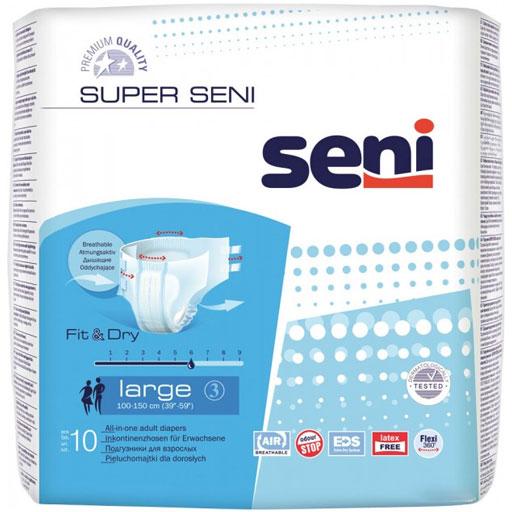 Подгузники для взрослых Seni Super Large 10 шт (5900516691196)