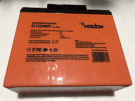 Гелевий акумулятор Merlion 12V 20Ah GL12200M5