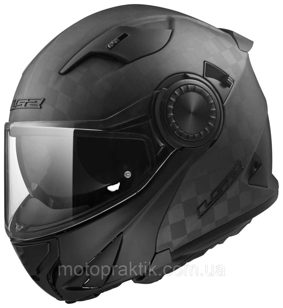 LS2 FF313 VORTEX, MATT CARBON, XS, Мотошолом модуляр